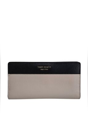 Kate Spade Black Large Slim Bifold Wallet (R-$119)